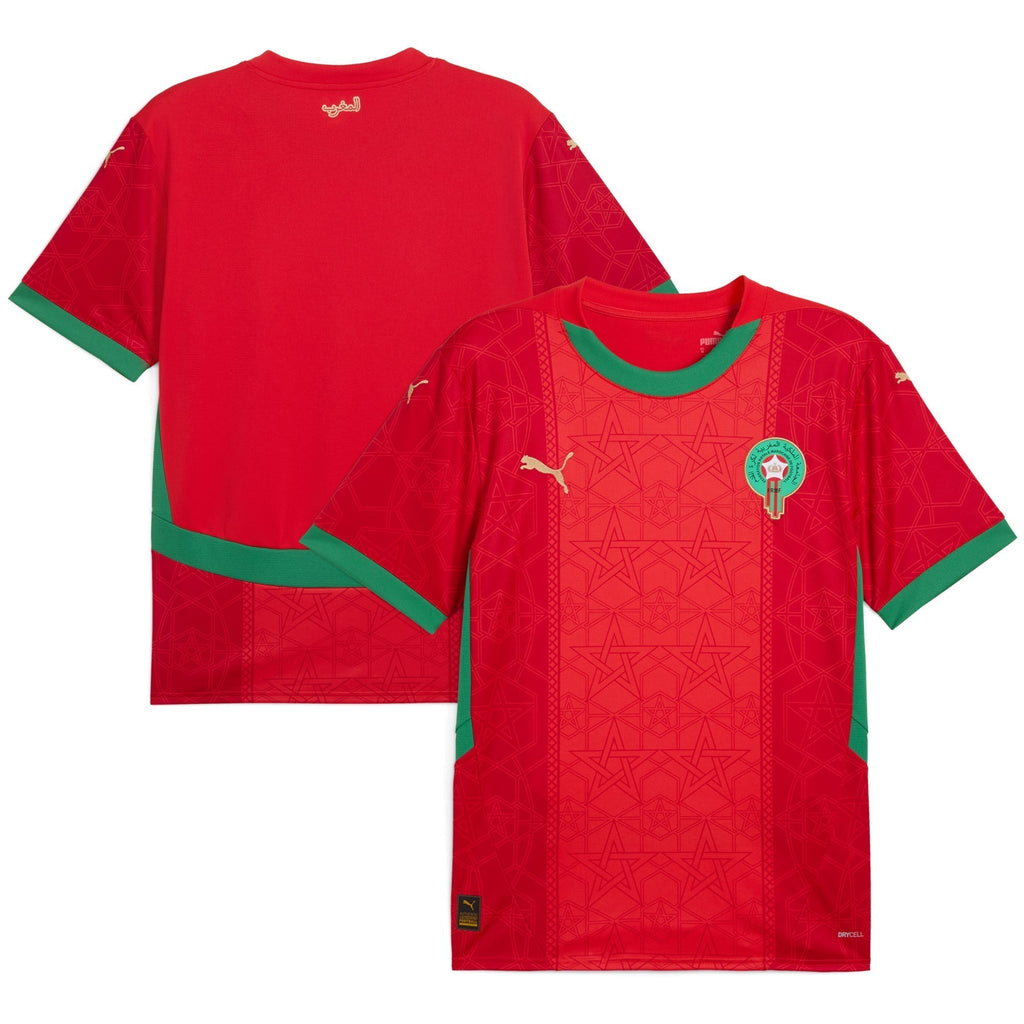 Morocco Home Shirt 2025 Custom Soccer Shirt - Red
