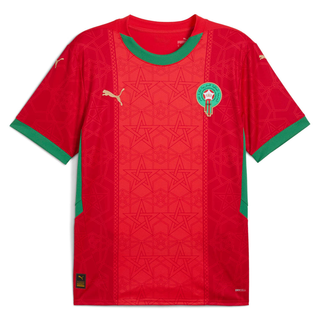 Morocco Home Shirt 2025 Custom Soccer Shirt - Red