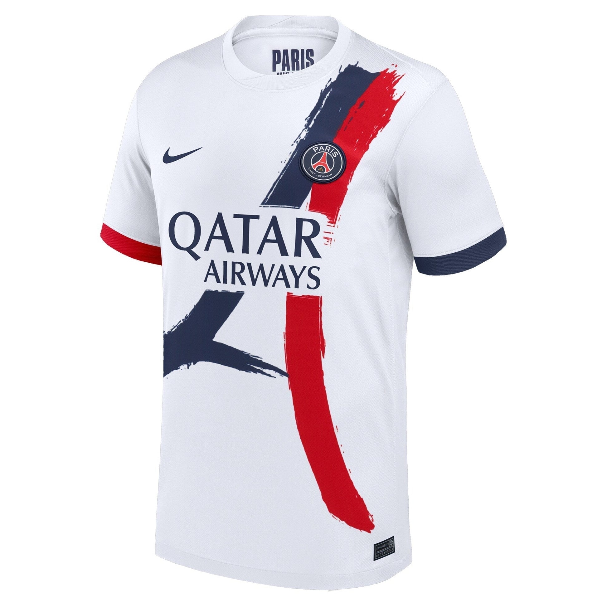 Khvicha Kvaratskhelia Paris Saint-Germain 2024/25 Away Player Soccer Shirt - White