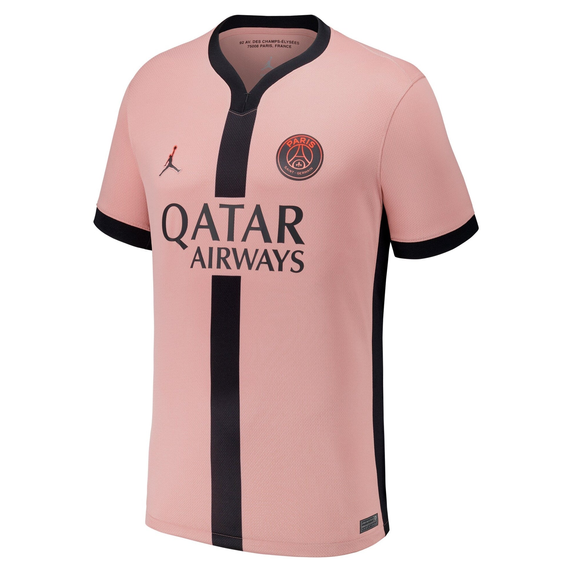 Khvicha Kvaratskhelia Paris Saint-Germain 2024/25 Third Player Soccer Shirt - Pink