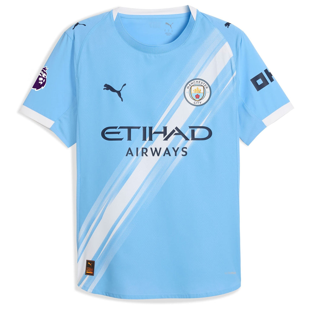 Erling Haaland Manchester City 2025/26 Home Player Soccer Shirt - Sky Blue