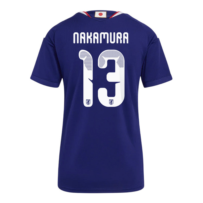 Keito Nakamura 13 Japan National Team 2026 Women's Home Soccer Jersey - Blue