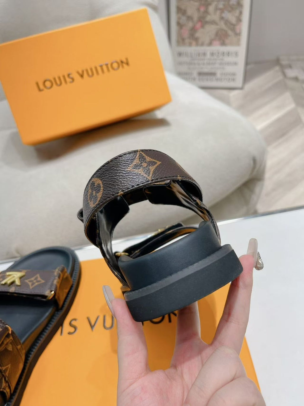 LV Sunset Comfort Flat  Sandals