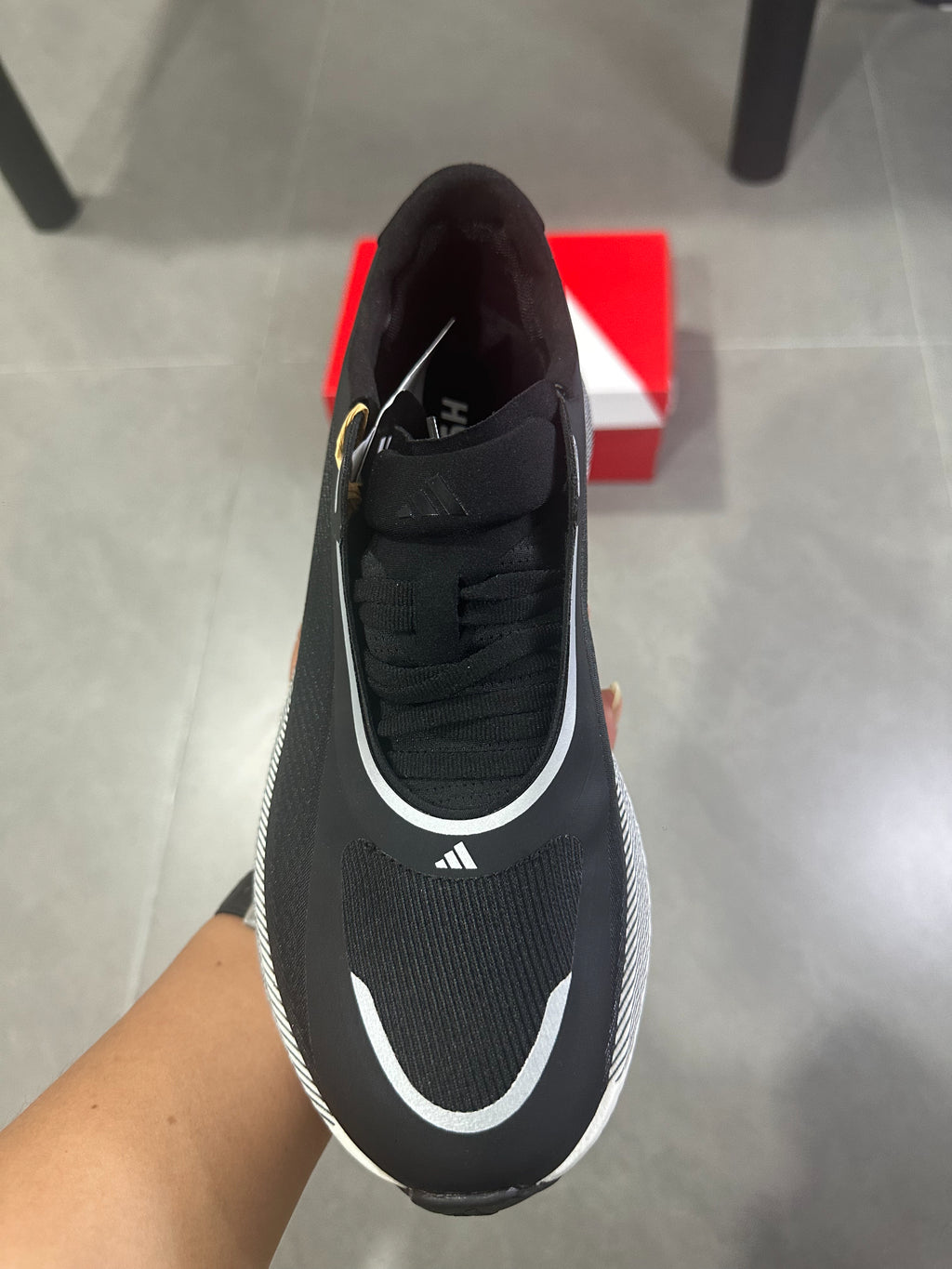 Adidas HYPERBOOST EDGE Running Shoes Black | White