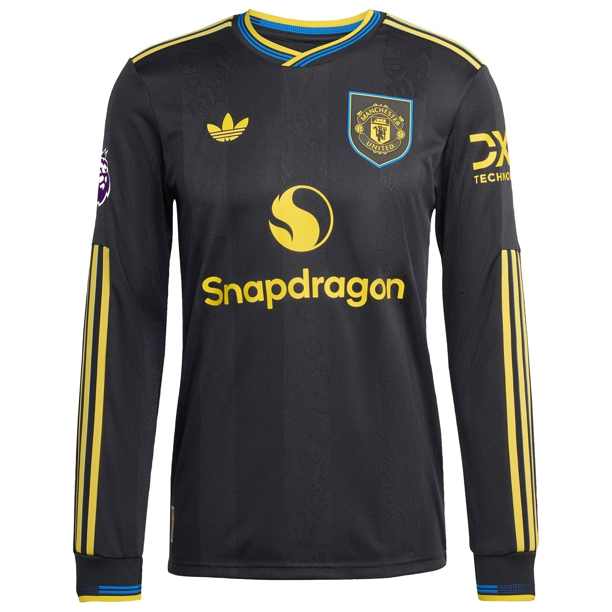 Cristiano Ronaldo Manchester United 2025/26 Third Long Sleeve Player Soccer Shirt - Black