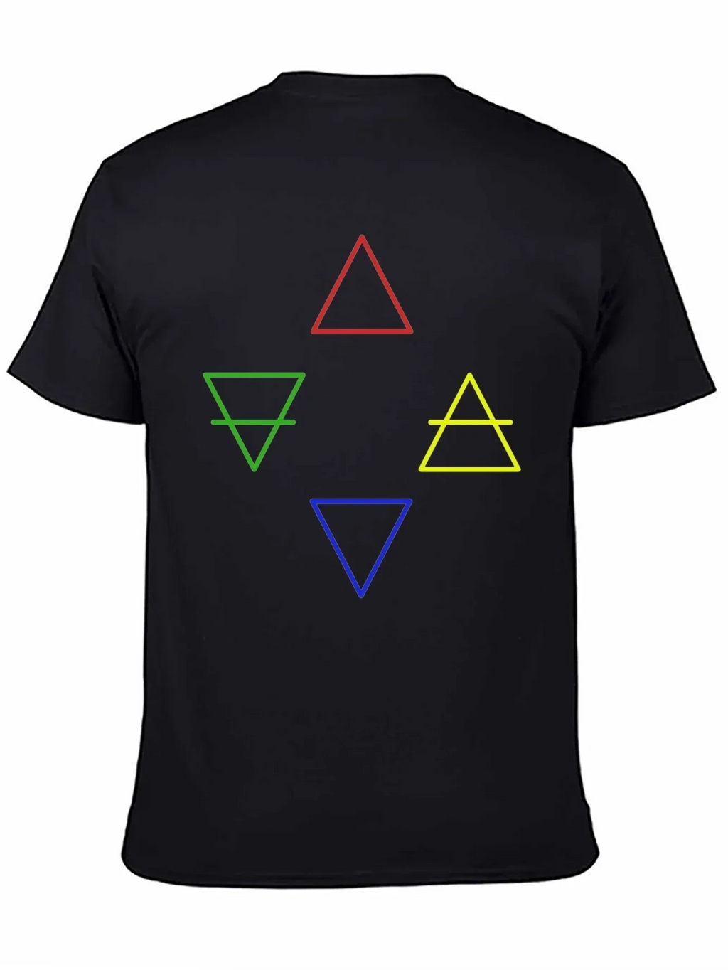 Elements Symbol Graphic T-Shirt - Earth Fire Water Air