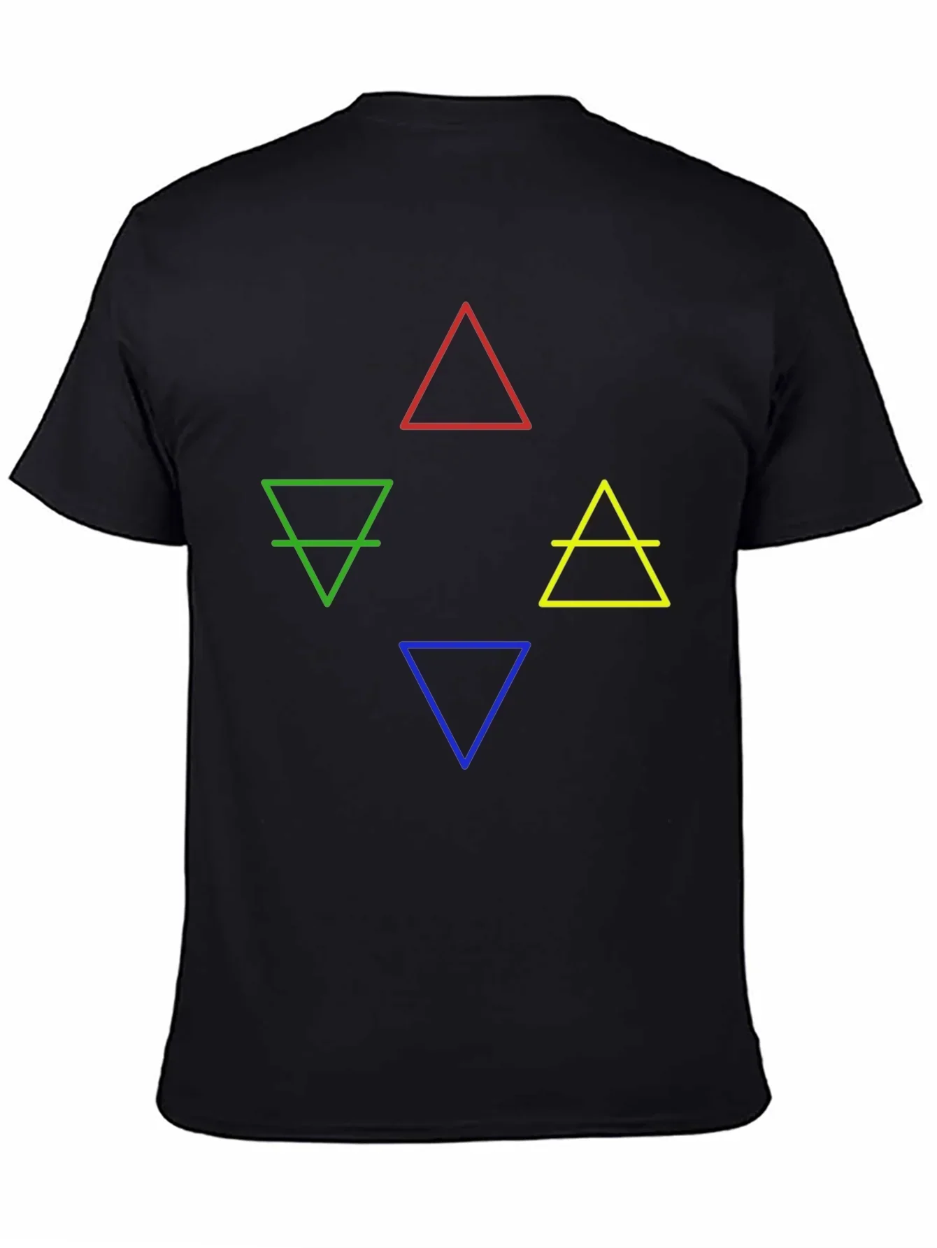 Elements Symbol Graphic T-Shirt - Earth Fire Water Air