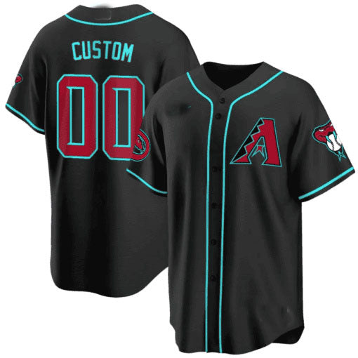 Arizona Diamondbacks 2024 Cool Base Custom Jersey ��� Black Baseball Jersey