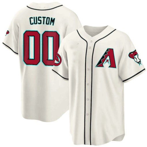 Arizona Diamondbacks 2024 Cool Base Custom Jersey Cream Baseball Jersey