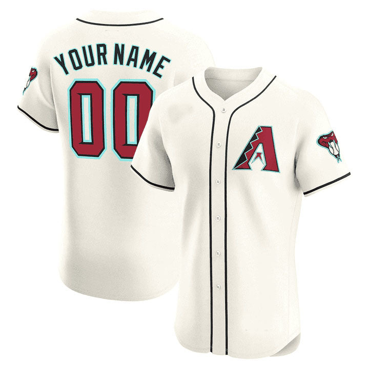 Arizona Diamondbacks 2024 Flex Base Custom Jersey ��� Cream Baseball Jersey