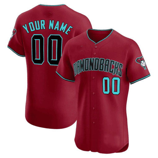 Arizona Diamondbacks 2024 Flex Base Custom Jersey Red Baseball Jersey