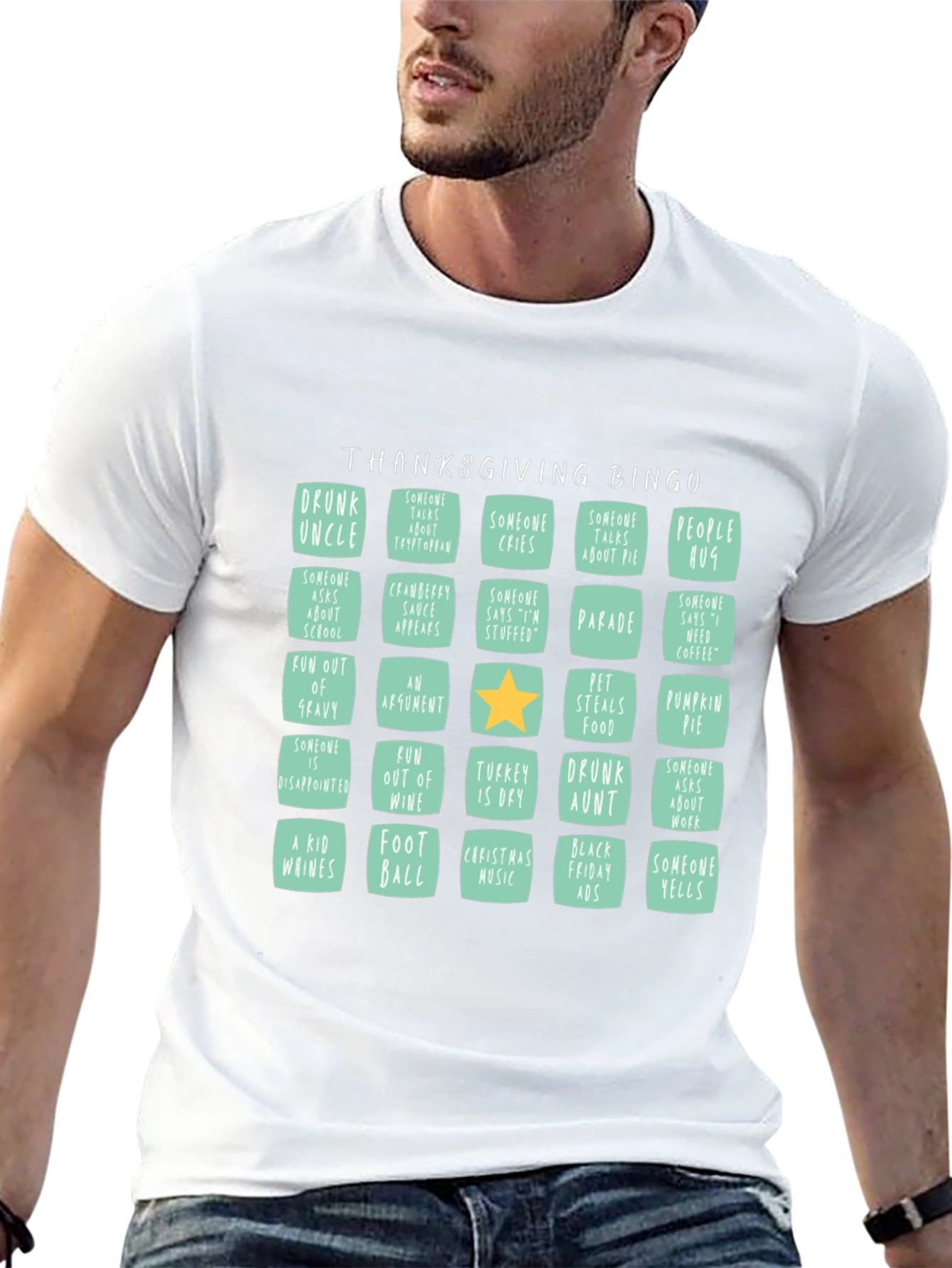 Thanksgiving Bingo T-Shirt: Holiday Fun
