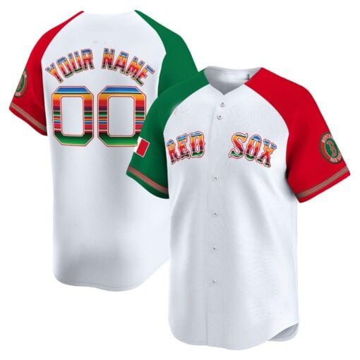 Boston Red Sox Mexico Vapor Premier Limited Custom Jersey  -  Aiternate Baseball Jersey