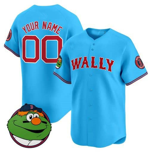 Boston Red Sox Wally Vapor Premier Limited Custom Jersey  -  Blue Baseball Jersey