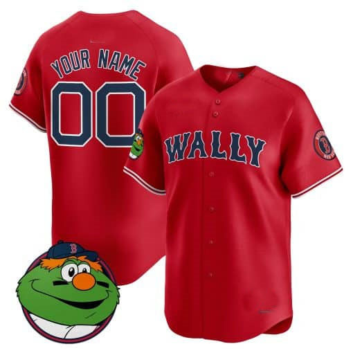 Boston Red Sox Wally Vapor Premier Limited Custom Jersey  -  Red Baseball Jersey