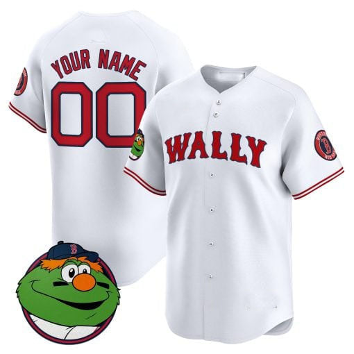 Boston Red Sox Wally Vapor Premier Limited Custom Jersey  -  White Baseball Jersey