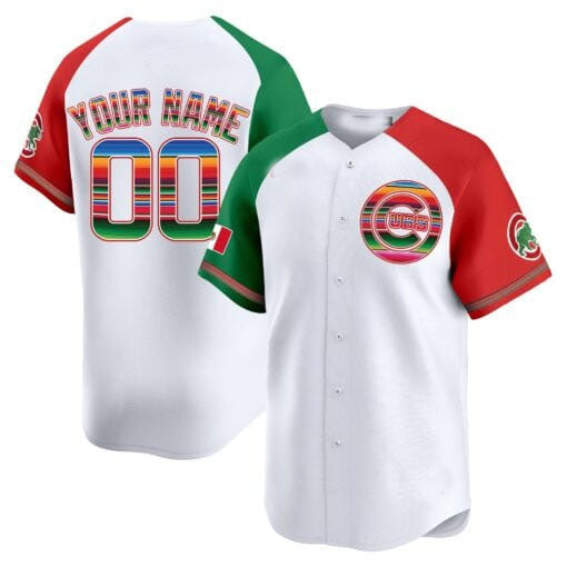 Chicago Cubs Mexico Vapor Premier Limited Custom Jersey  - White Baseball Jersey