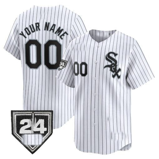 Chicago White Sox 2024 Spring Training Patch Vapor Premier Limited Custom Jersey  -  White Baseball Jersey