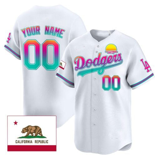 Dodgers 2024 Los Angeles City Style Vapor Premier Limited Custom Jersey All Stitched-White Baseball Jersey