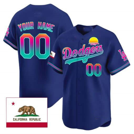 Dodgers 2024 Los Angeles City Style Vapor Premier Limited Custom Jersey Royal Baseball Jersey