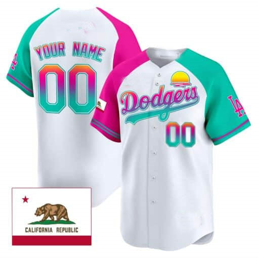 Dodgers 2024 Los Angeles City Style Vapor Premier Limited Custom Jersey  White Baseball Jersey