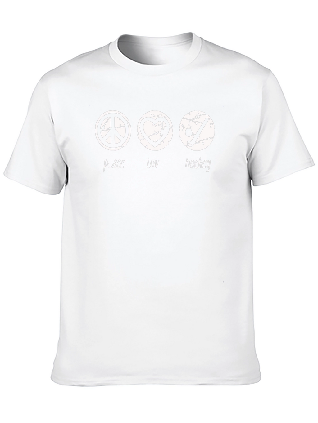 Peace Love Hockey T-Shirt