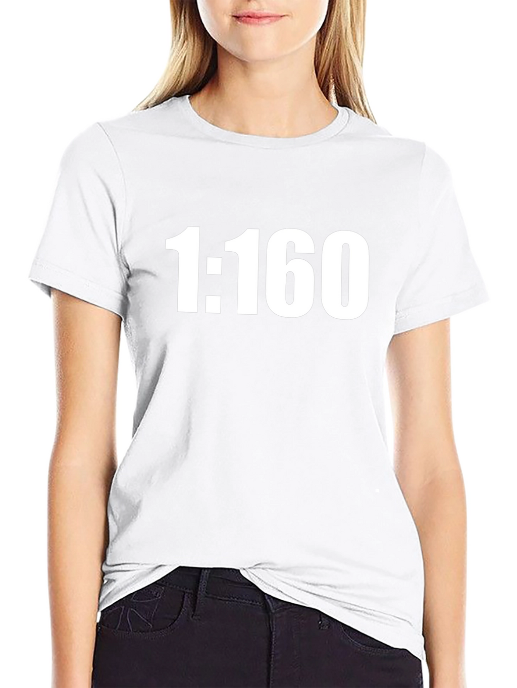 1:160 Scale Black T-Shirt