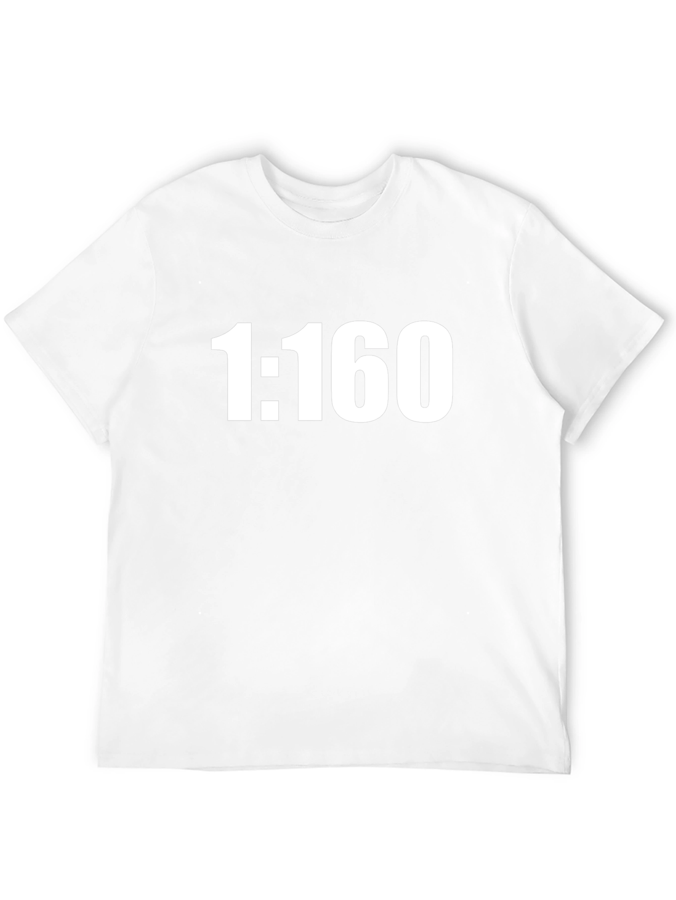 1:160 Scale Black T-Shirt