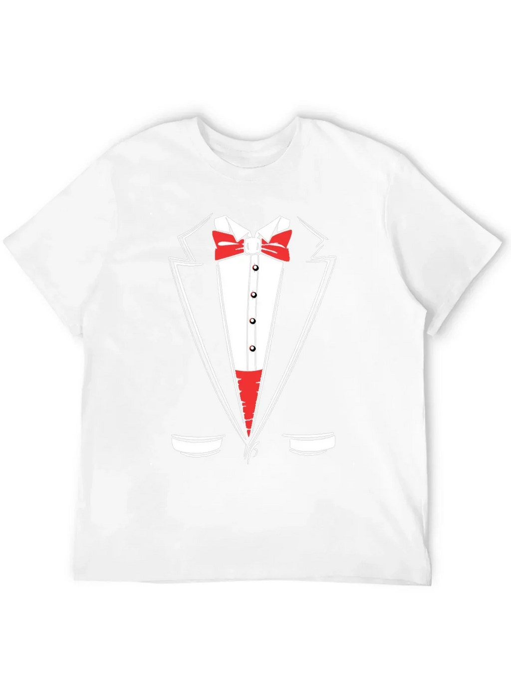 Tuxedo Graphic Print Crewneck T-Shirt