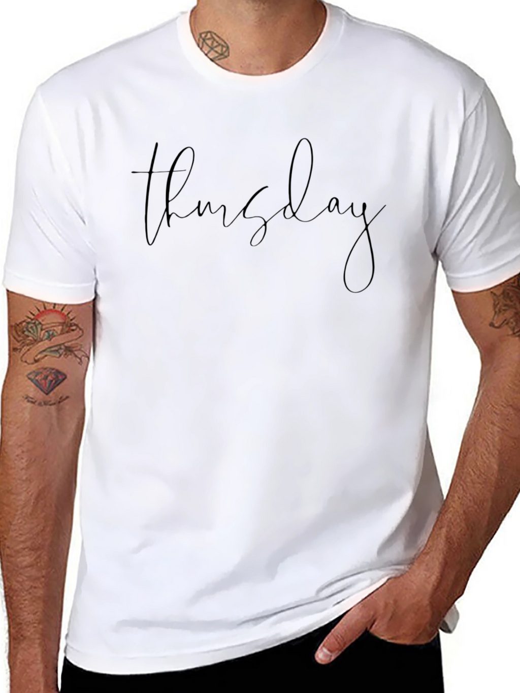 Thursday Script Black T-Shirt