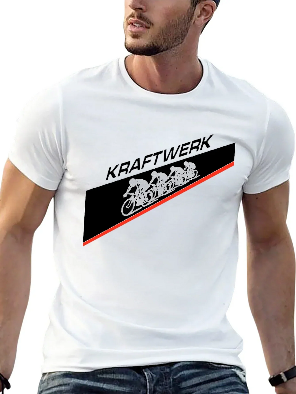 Kraftwerk Cycling Team T-Shirt - Black Graphic Tee