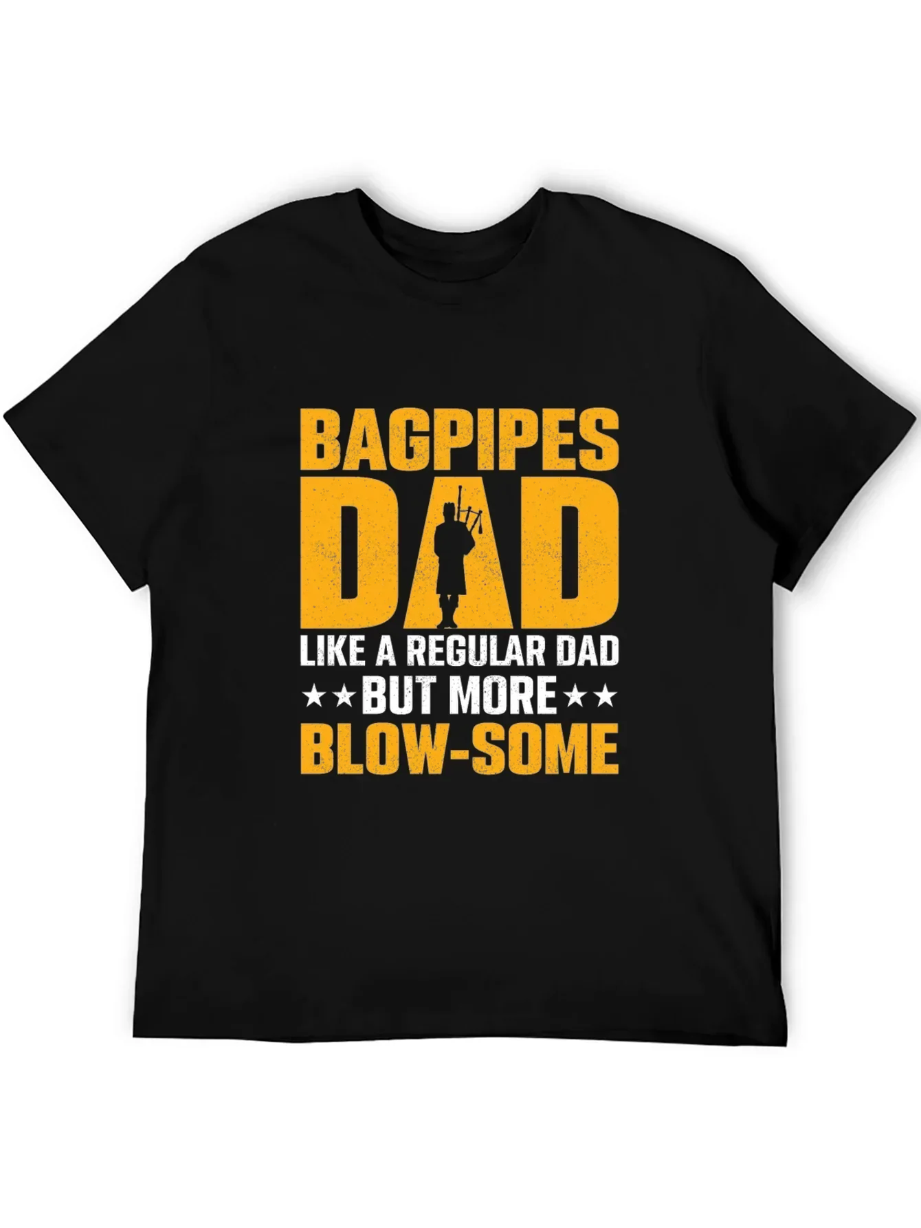 Bagpipes Dad T-Shirt - Funny Fathers Day Gift for Musicians