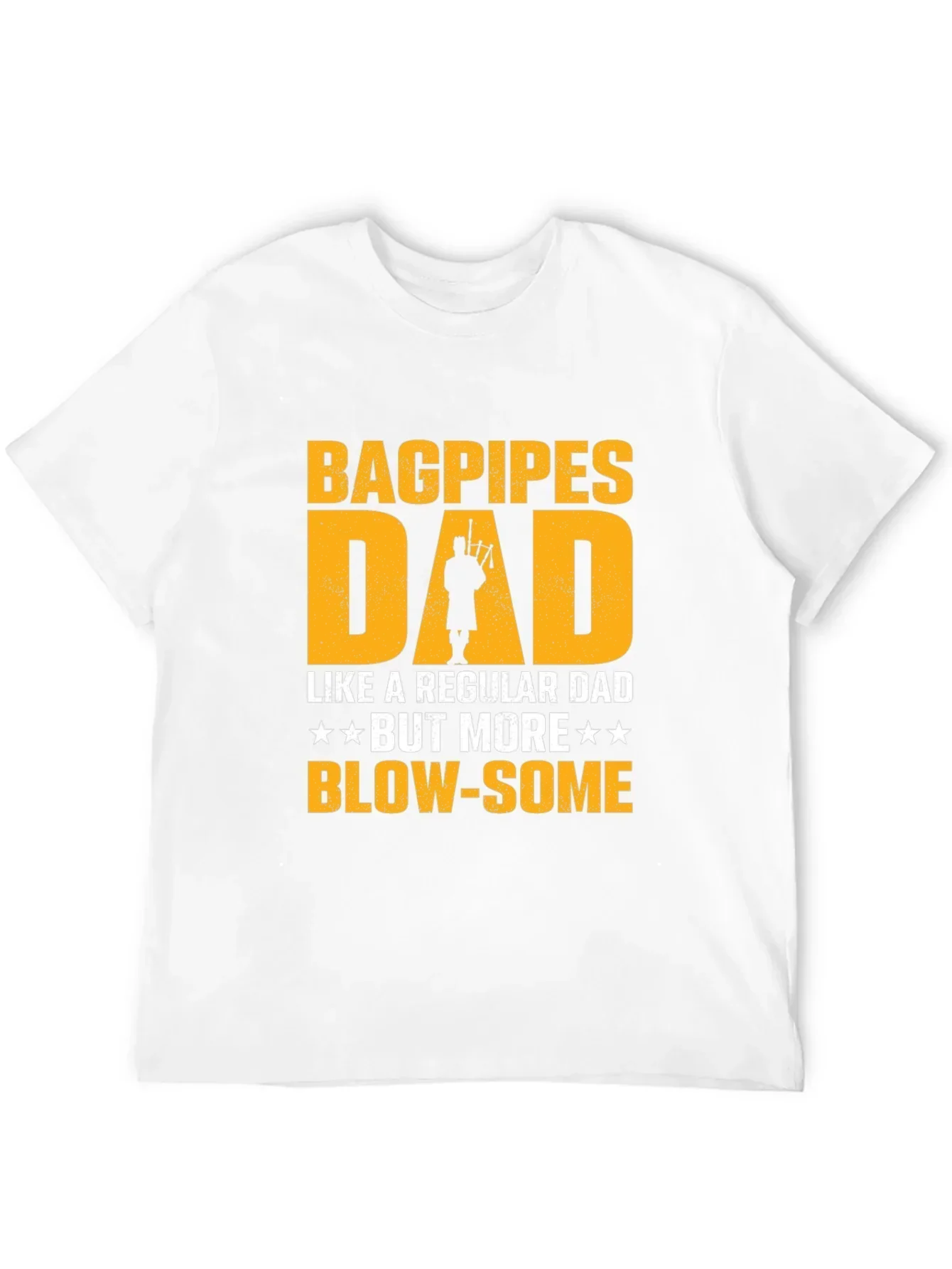 Bagpipes Dad T-Shirt - Funny Fathers Day Gift for Musicians