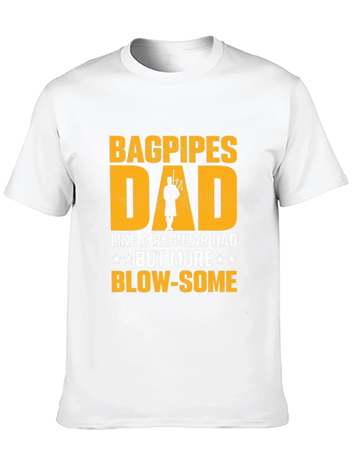 Bagpipes Dad T-Shirt - Funny Fathers Day Gift for Musicians