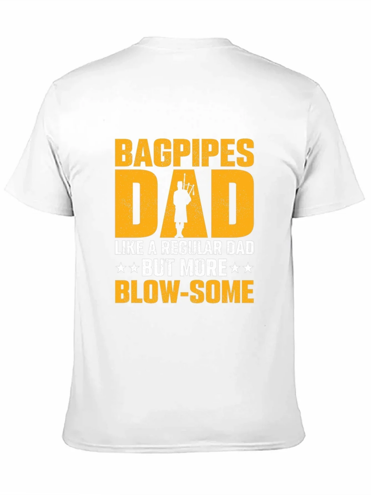 Bagpipes Dad T-Shirt - Funny Fathers Day Gift for Musicians