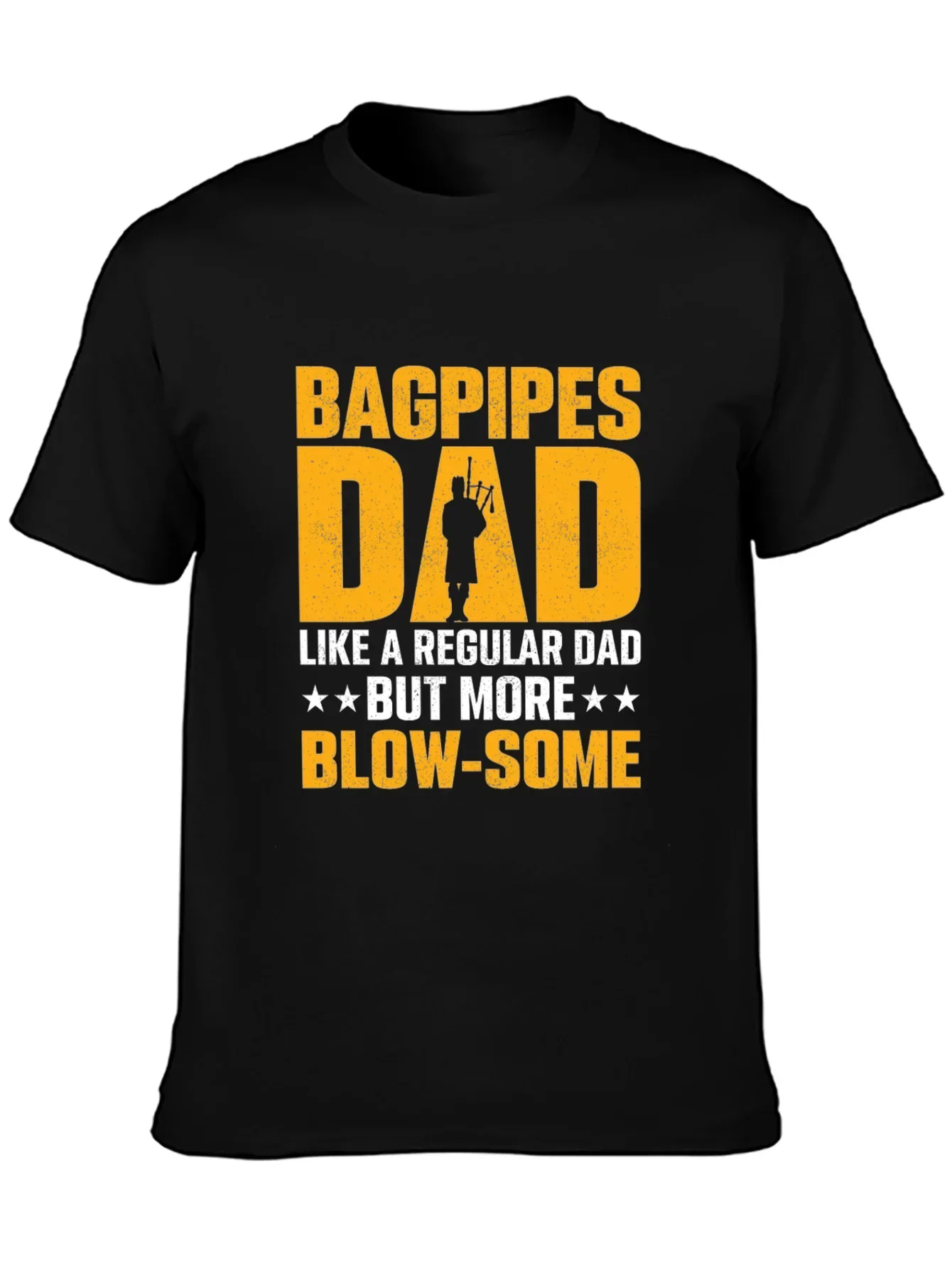 Bagpipes Dad T-Shirt - Funny Fathers Day Gift for Musicians