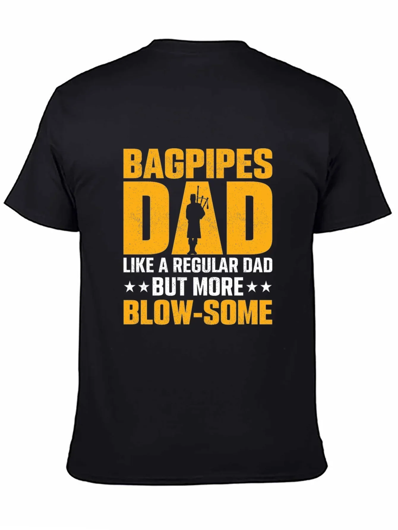 Bagpipes Dad T-Shirt - Funny Fathers Day Gift for Musicians