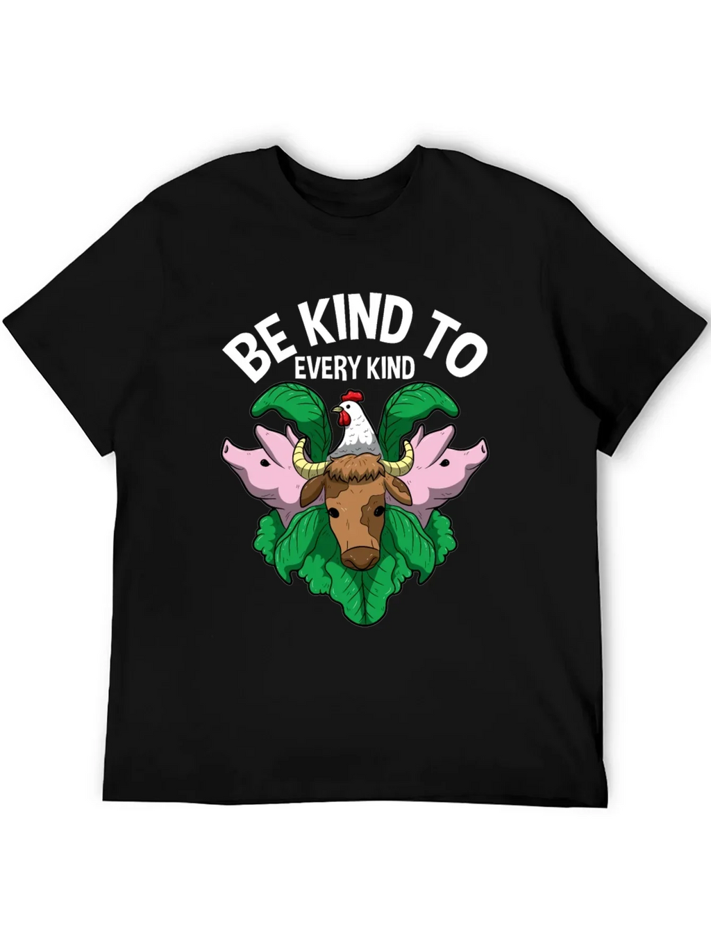 Be Kind to Every Kind Animal Graphic T-Shirt