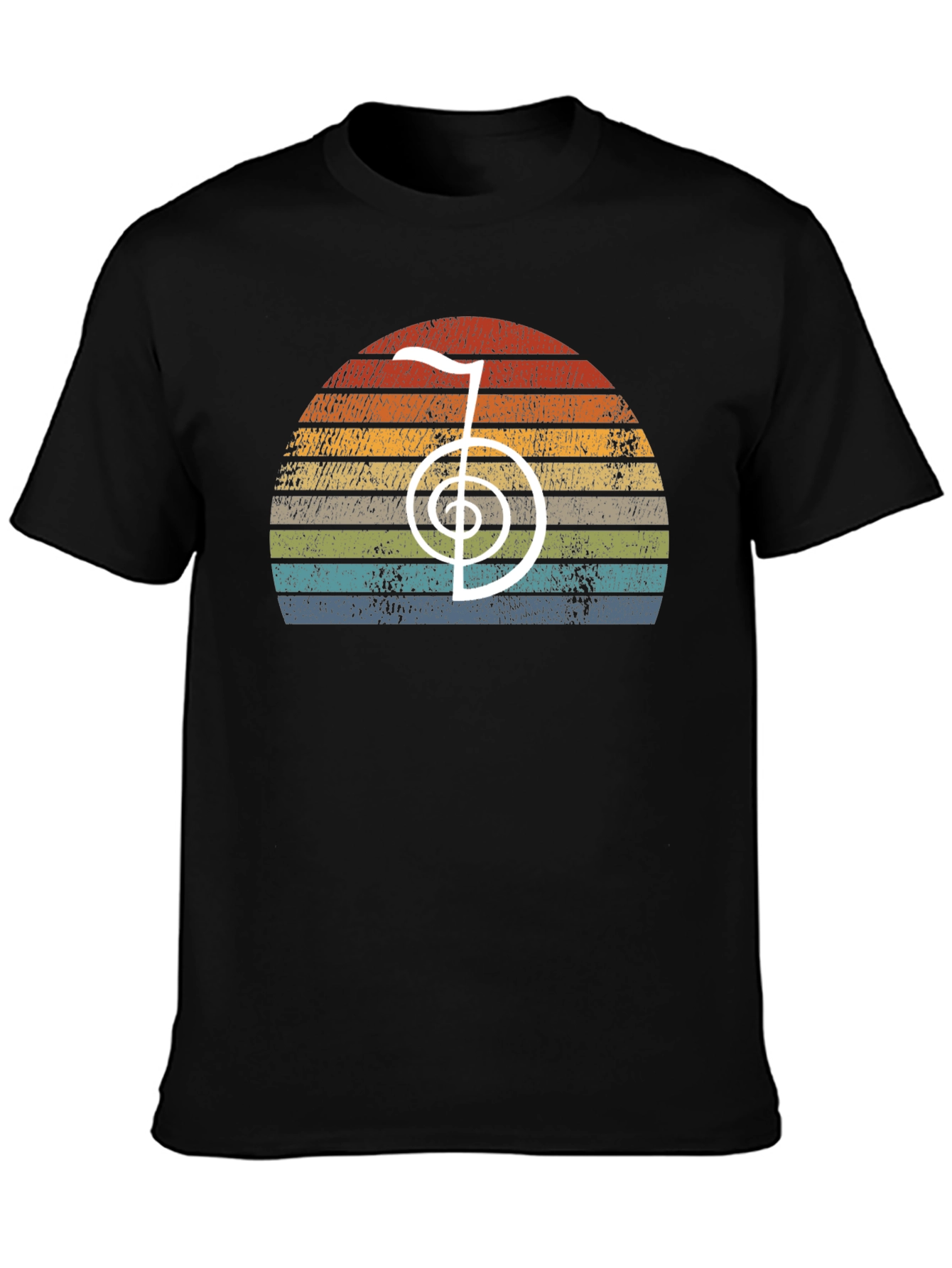 Retro Reiki Symbol Sunset T-Shirt