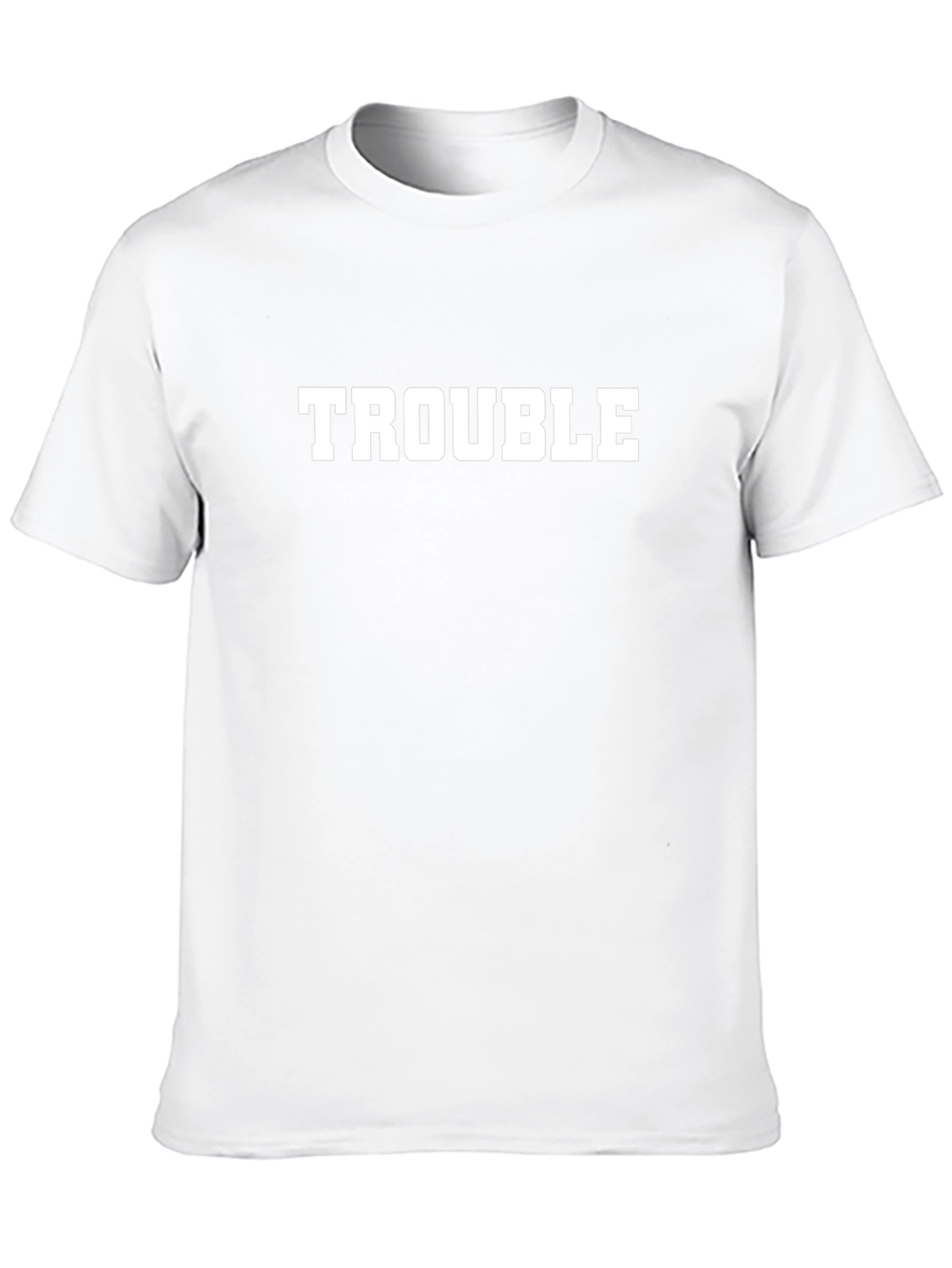 Trouble Black Graphic T-Shirt