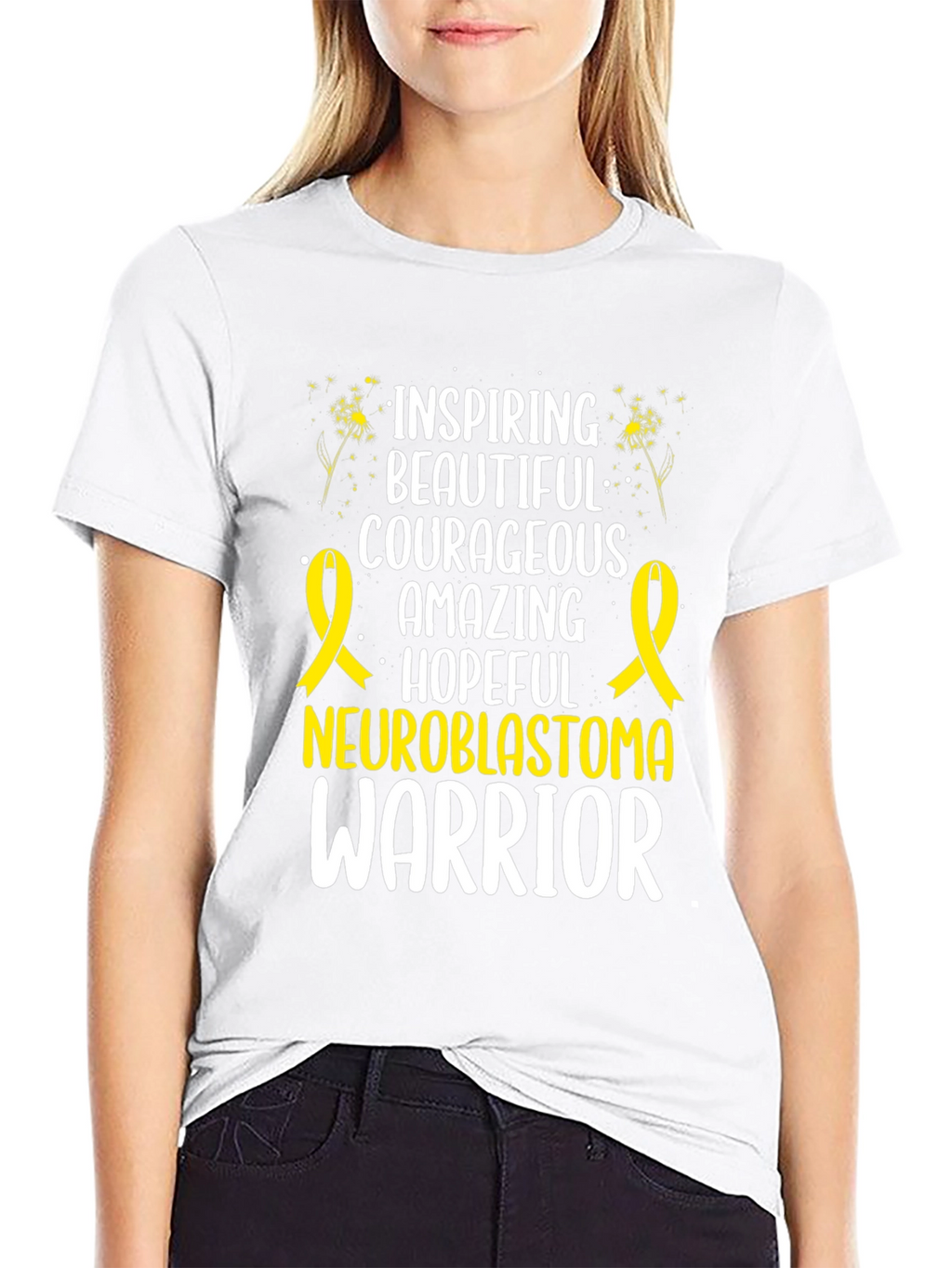 Neuroblastoma Warrior Inspiring T-Shirt
