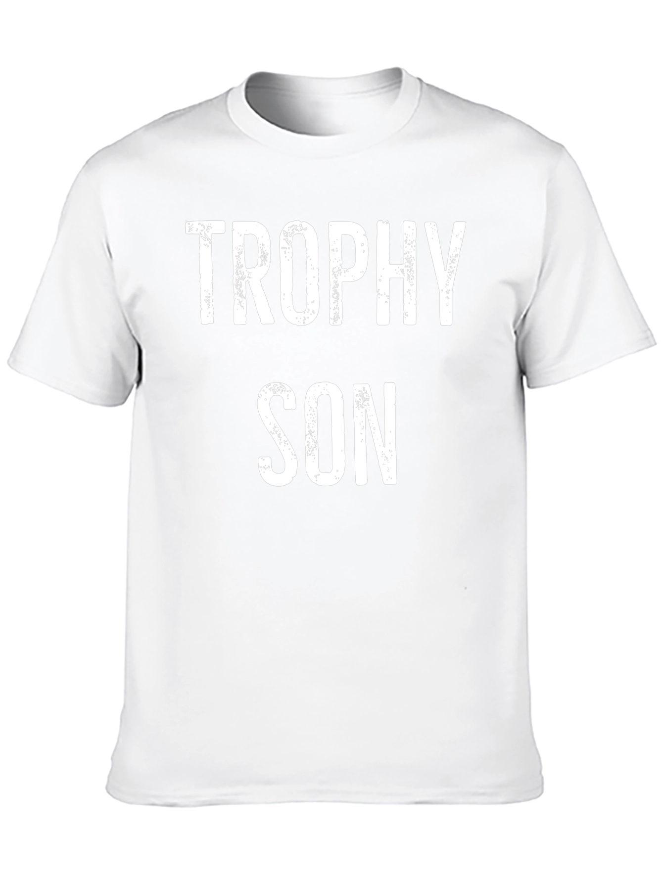 Trophy Son Black Cotton Graphic T-Shirt