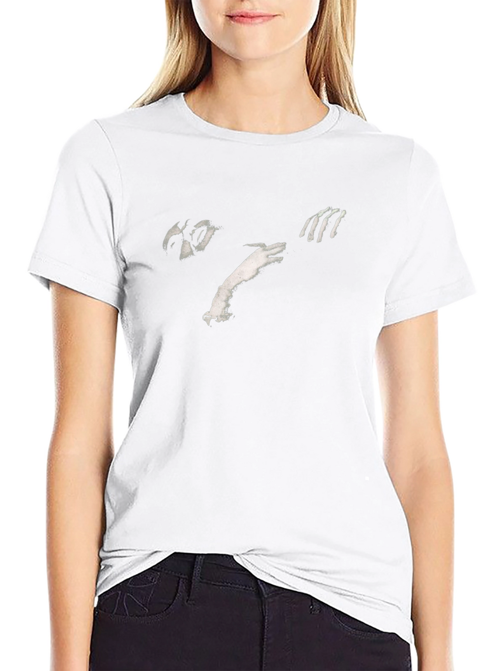 Abstract Graphic Black T-Shirt