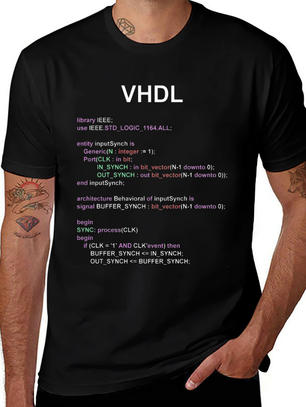 VHDL Code T-Shirt - Programmer Gift