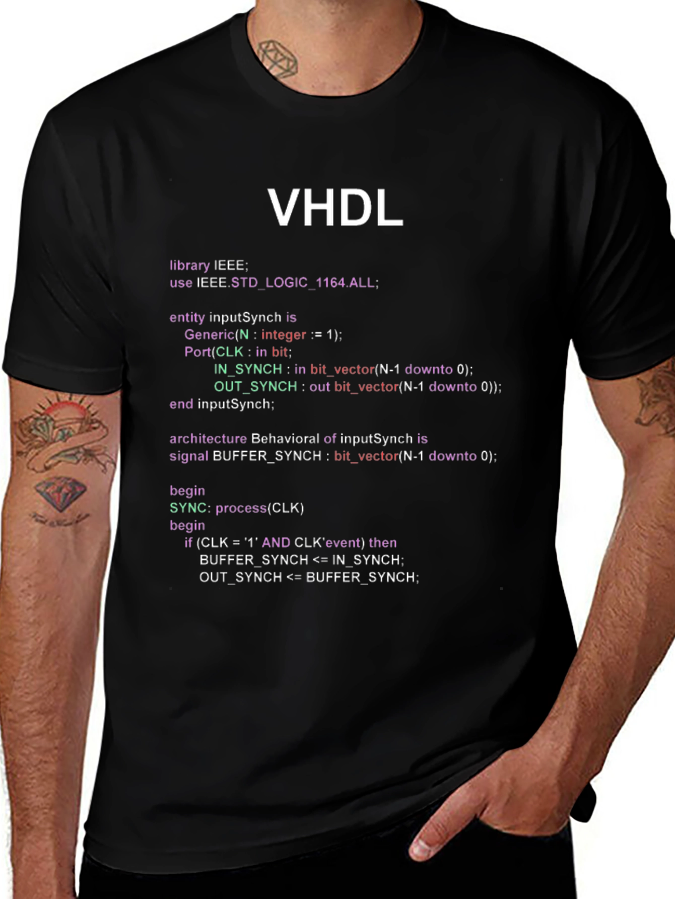 VHDL Code T-Shirt - Programmer Gift