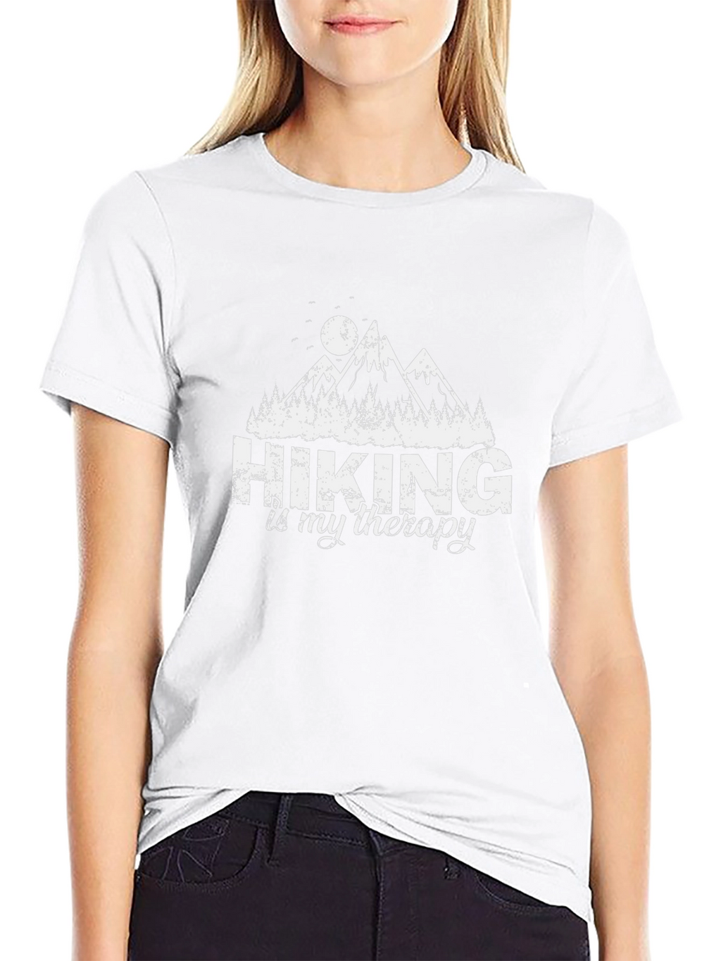 Hiking is My Therapy Graphic T-Shirt