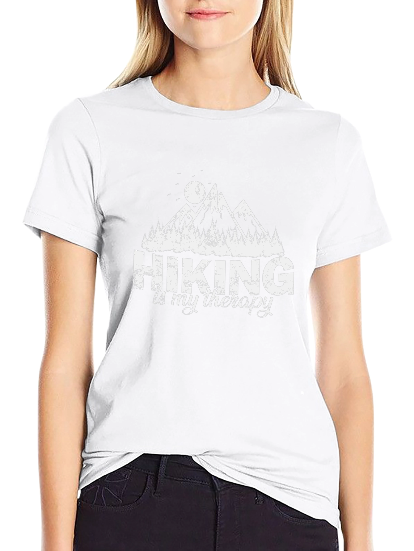 Hiking is My Therapy Graphic T-Shirt