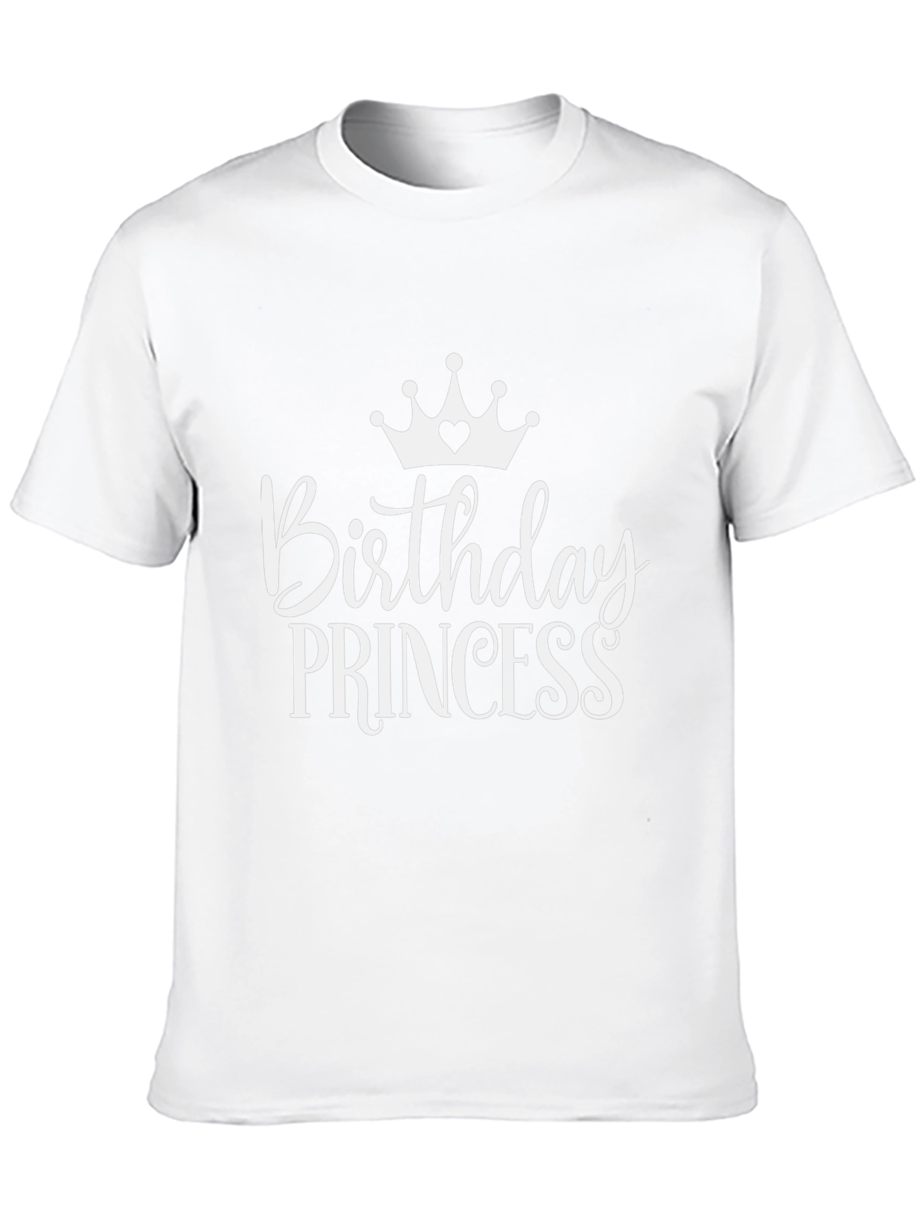 Birthday Princess Black T-Shirt