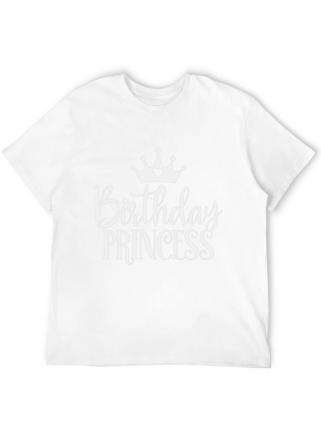 Birthday Princess Black T-Shirt