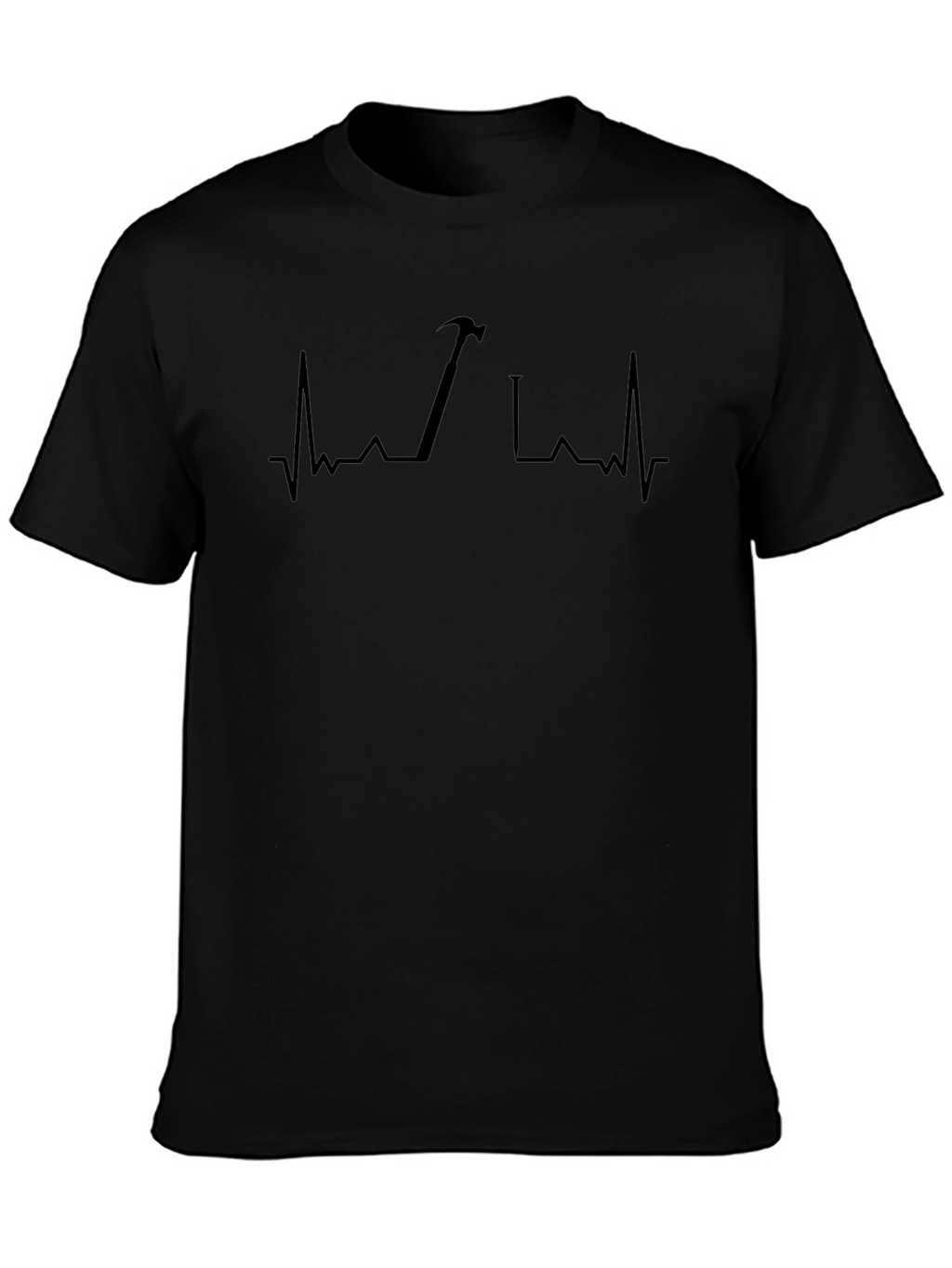 Carpenter Heartbeat T-Shirt - Black